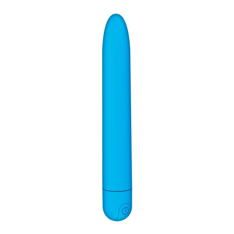 LATETOBED - BLUESKY VIBRADOR 10 FUNCIONES 18,5 CM USB AZUL MATE
