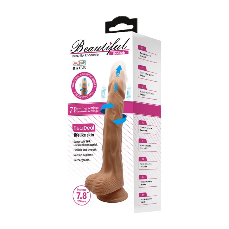 BAILE - BODACH VIBRADOR CON THRUSTING Y ROTACIÓN USB