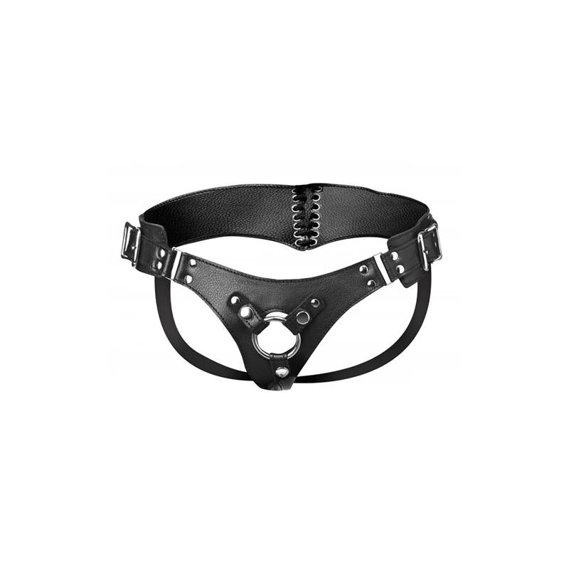 STRAP U - BODICE ARNÉS ESTILO DE CORAZÓN NEGRO