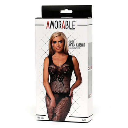 AMORABLE - BODYSTOCKING ABIERTO MARIPOSA TALLA UNICA