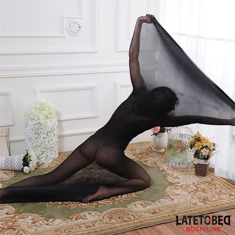 LATETOBED BDSM LINE - BODYSTOCKING DE CUERPO ENTERO ELÁSTICO
