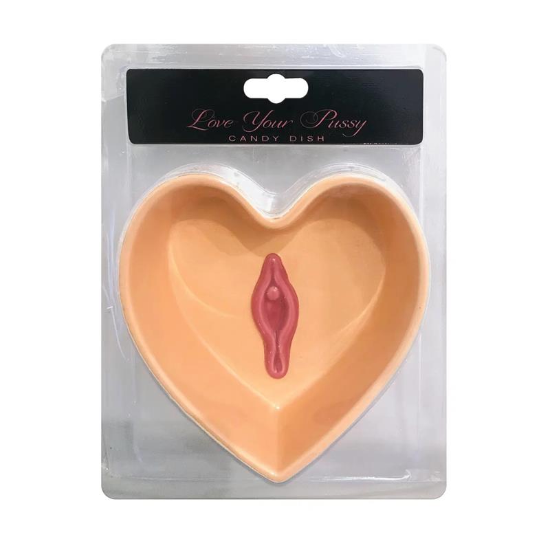 KHEPER GAMES - BOL PARA DULCES FORMA DE VAGINA LOVE YOUR PUSSY