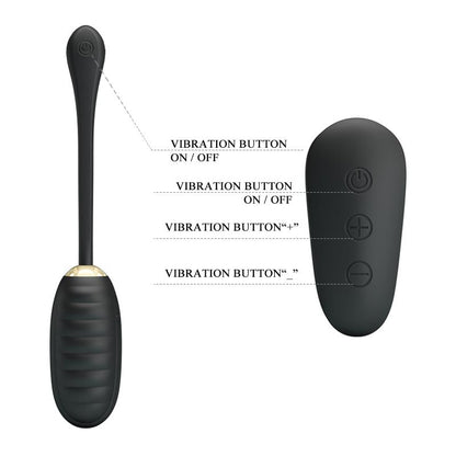 PRETTYLOVE - BOLA KEGEL CON CONTROL REMOTO ROYAL PLEASURE