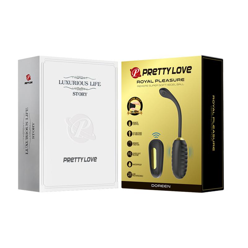 PRETTYLOVE - BOLA KEGEL CON CONTROL REMOTO ROYAL PLEASURE