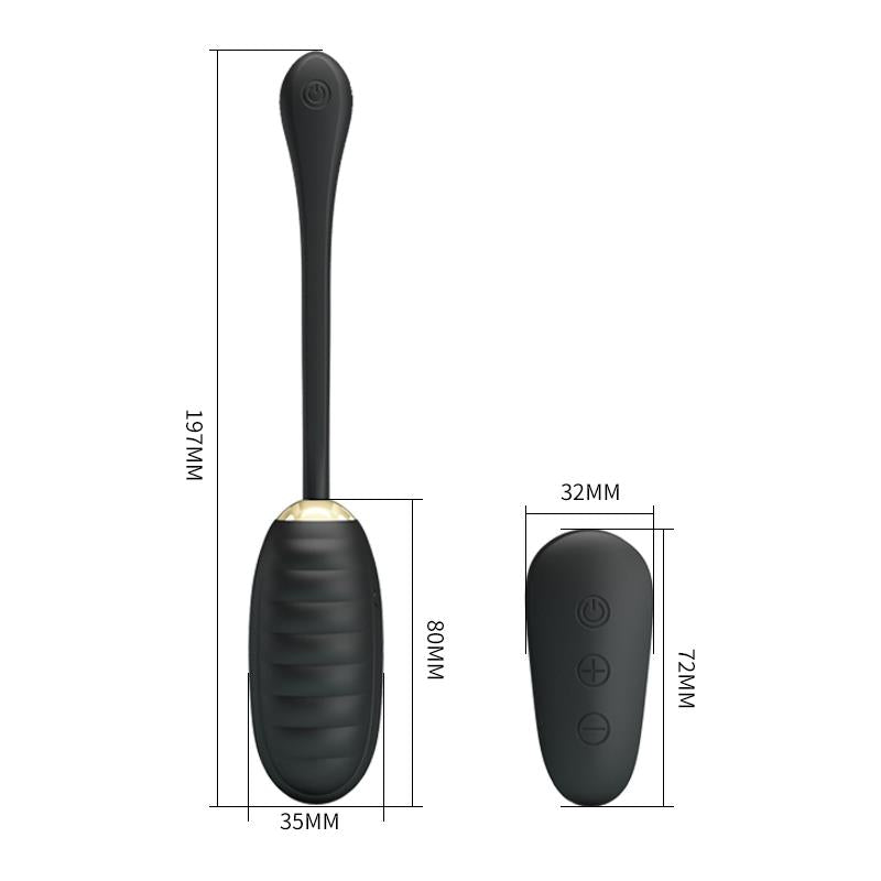PRETTYLOVE - BOLA KEGEL CON CONTROL REMOTO ROYAL PLEASURE