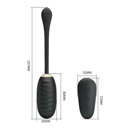 PRETTYLOVE - BOLA KEGEL CON CONTROL REMOTO ROYAL PLEASURE