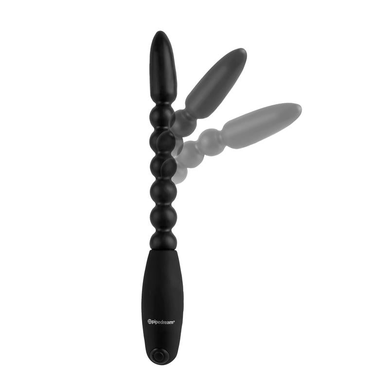 ANAL FANTASY COLLECT. - BOLAS ANALES CON VIBRACIÓN FLEXA PLEASER NEGRO