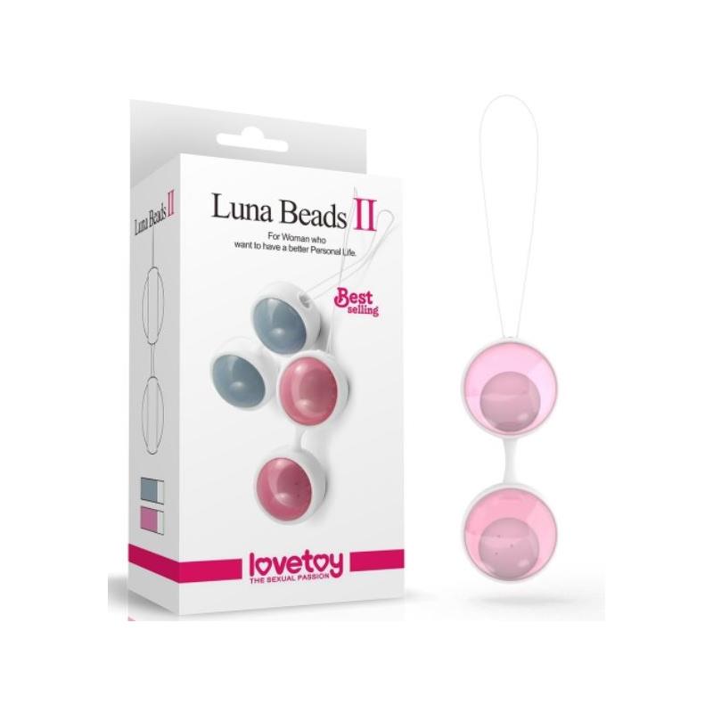 LOVETOY - BOLAS DE KEGEL LUNA II ROSA