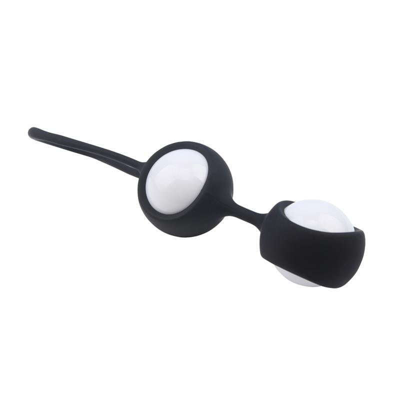 CHISA - BOLAS GEISHA MISSWEET 17.7 CM SILICONA NEGRO