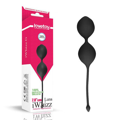 LOVETOY - BOLAS KEGEL CON PESO IWHIZZ LUNA NEGRO