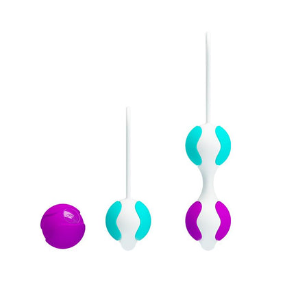 PRETTYLOVE - BOLAS KEGEL ORGASMIC BALLS ROSA Y AZUL