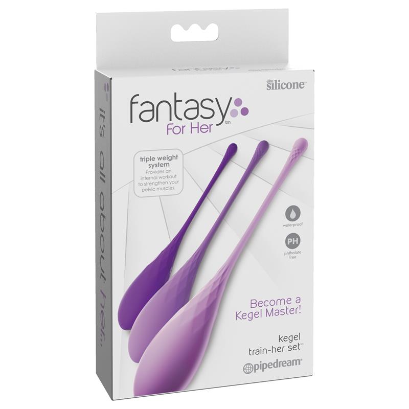 FANTASY FOR HER - BOLAS KEGEL TRAIN-HER SET DE 3