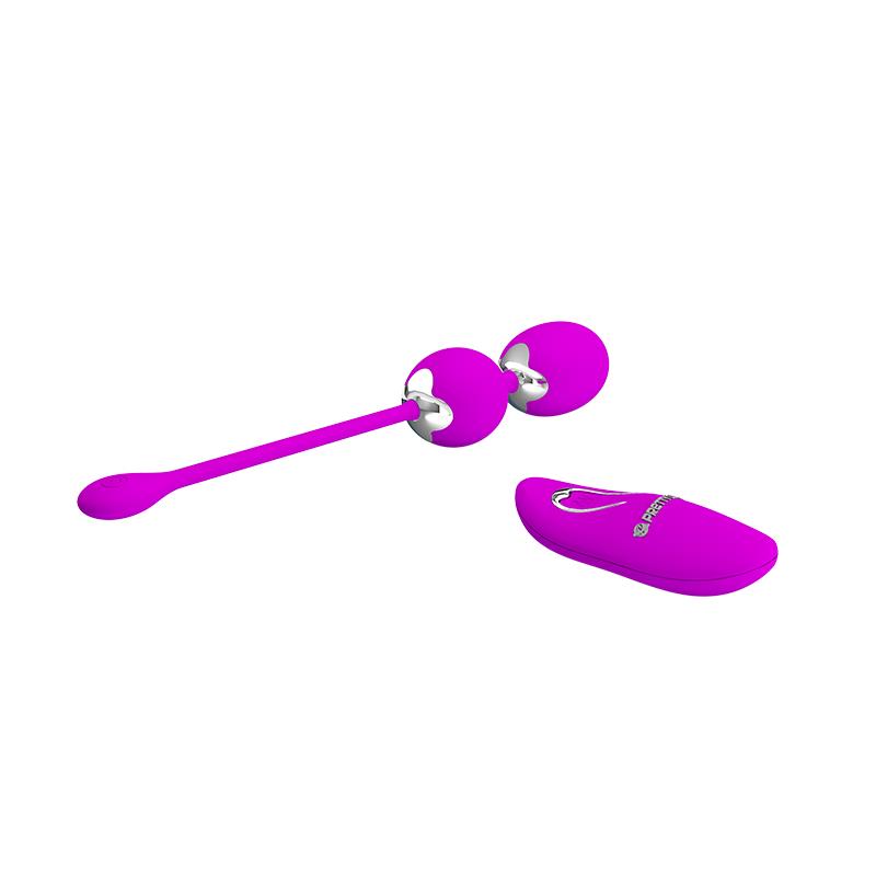 PRETTYLOVE - BOLAS VAGINALES CON VIBRACIÓN WILLIE CLAVE 25