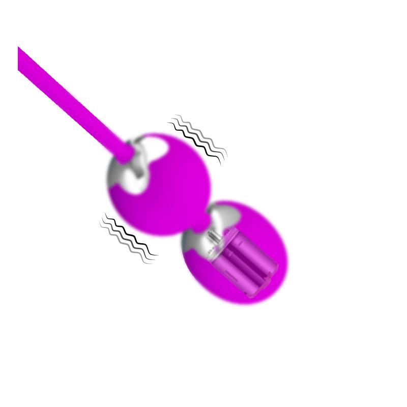 PRETTYLOVE - BOLAS VAGINALES CON VIBRACIÓN WILLIE CLAVE 25