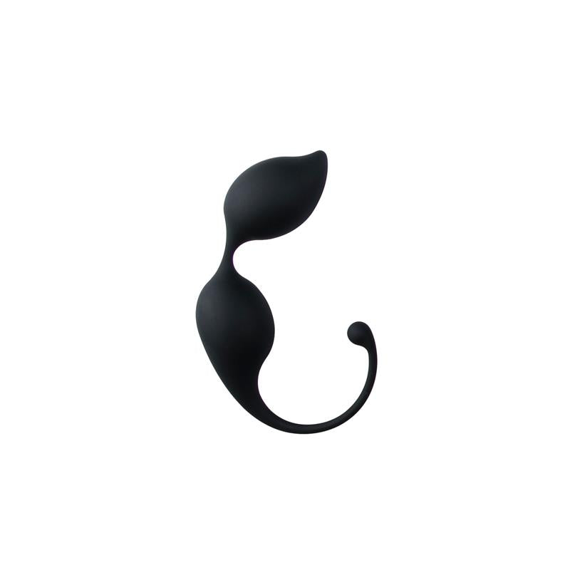 EASYTOYS - BOLAS VAGINALES CURVADAS SILICONA - NEGRAS