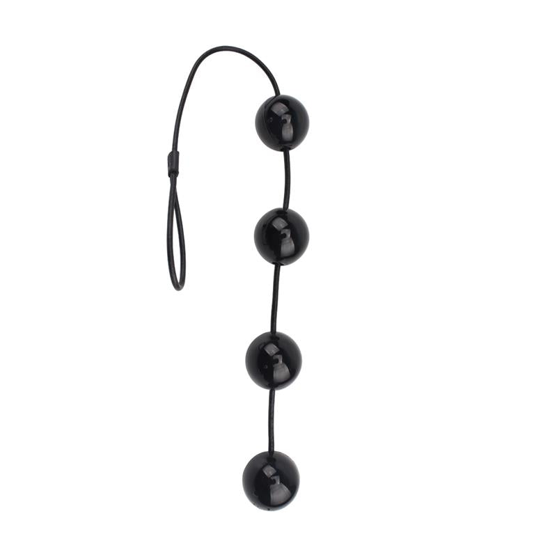 CHISA - BOLAS VAGINALES Y ANALES 55 X 4 CM NEGRO
