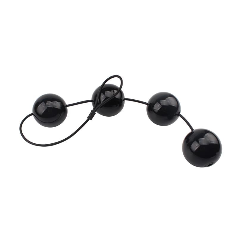 CHISA - BOLAS VAGINALES Y ANALES 65 X 6 CM NEGRO