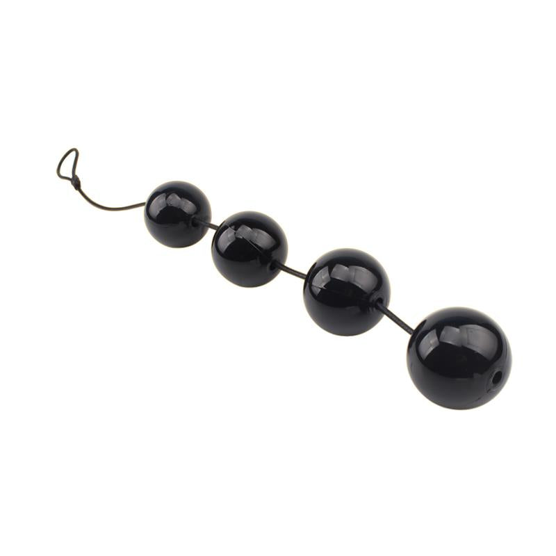 CHISA - BOLAS VAGINALES Y ANALES 65 X 6 CM NEGRO