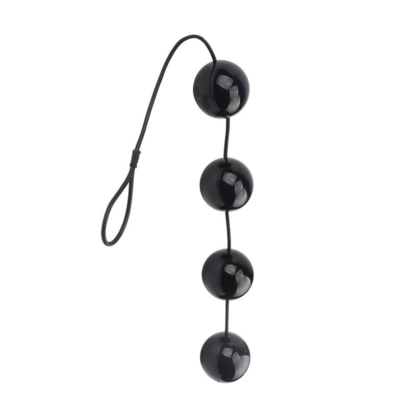 CHISA - BOLAS VAGINALES Y ANALES 65 X 6 CM NEGRO