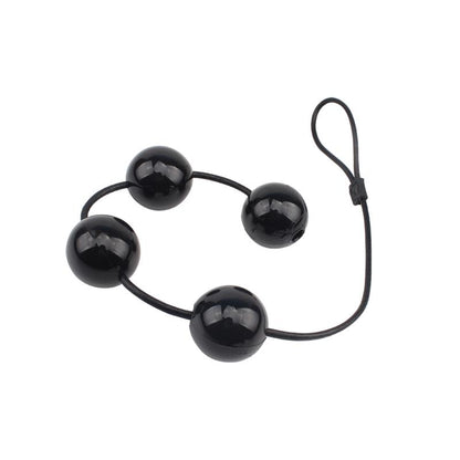 CHISA - BOLAS VAGINALES Y ANALES 65 X 6 CM NEGRO