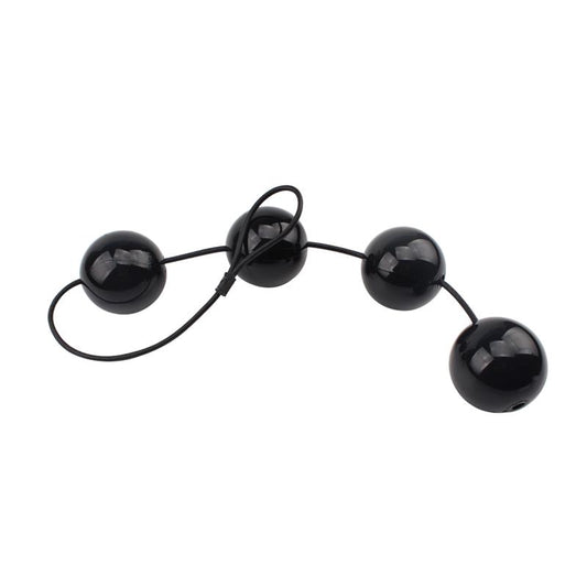 CHISA - BOLAS VAGINALES Y ANALES 65 X 6 CM NEGRO