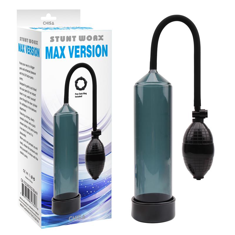 CHISA - BOMBA DE SUCCION PARA EL PENE MAX VERSION NEGRO