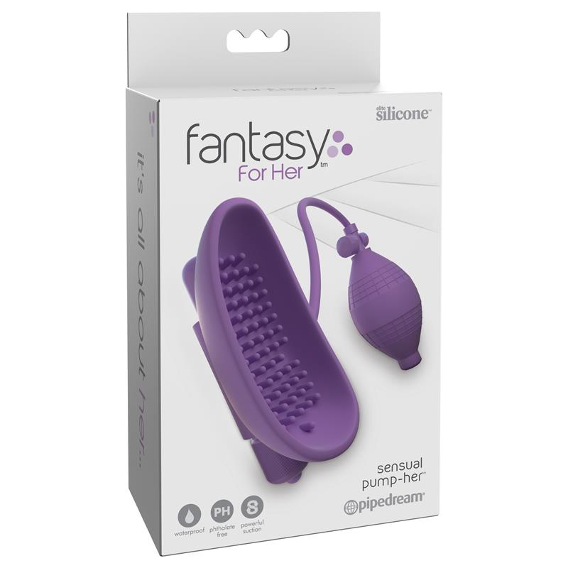 FANTASY FOR HER - BOMBA DE SUCCIÓN Y VIBRACIÓN PUMP-HER