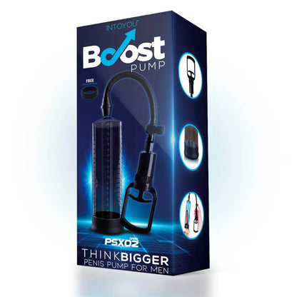BOOST PUMPS - BOMBA MANUAL PARA EL PENE PSX02 NEGRA