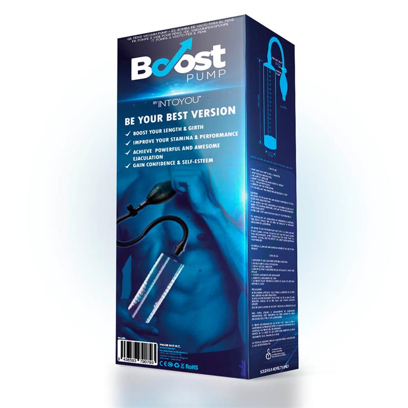 BOOST PUMPS - BOMBA MANUAL PARA EL PENE PSX04 NEGRO