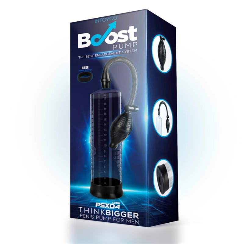 BOOST PUMPS - BOMBA MANUAL PARA EL PENE PSX04 NEGRO