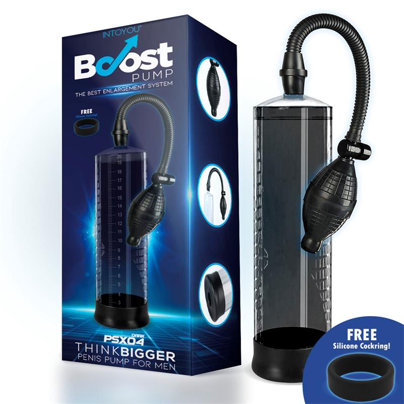 BOOST PUMPS - BOMBA MANUAL PARA EL PENE PSX04 NEGRO