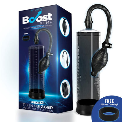 BOOST PUMPS - BOMBA MANUAL PARA EL PENE PSX04 NEGRO