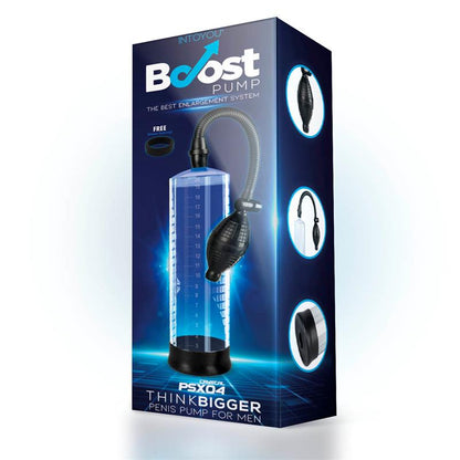 BOOST PUMPS - BOMBA MANUAL PARA EL PENE PSX04 TRANSPARENTE