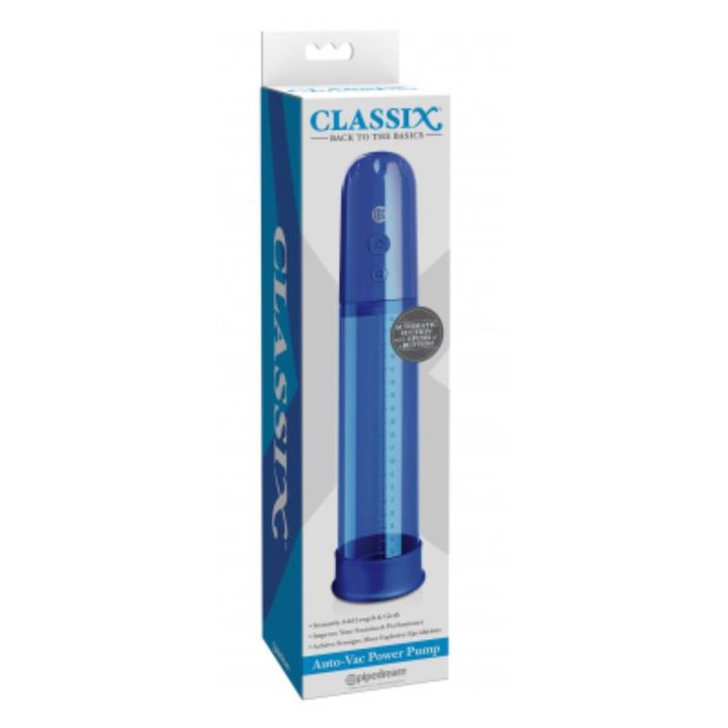CLASSIX - BOMBA PARA EL PENE AUTO-VAC POWER AZUL