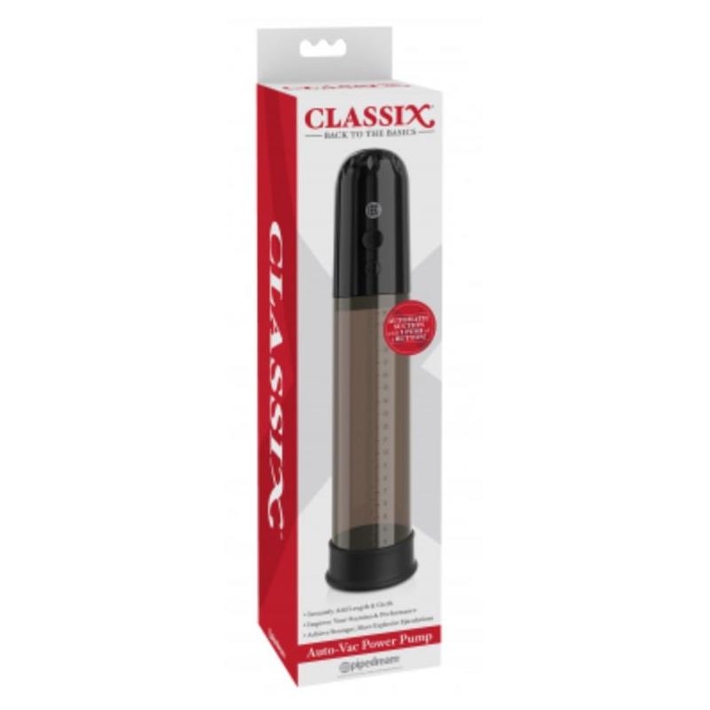 CLASSIX - BOMBA PARA EL PENE AUTO-VAC POWER NEGRO