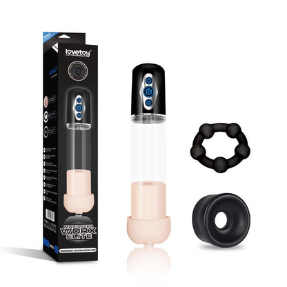 LOVETOY - BOMBA PARA EL PENE AUTOMÁTICA MAXIMIZER WORX ELITE USB VAGINA