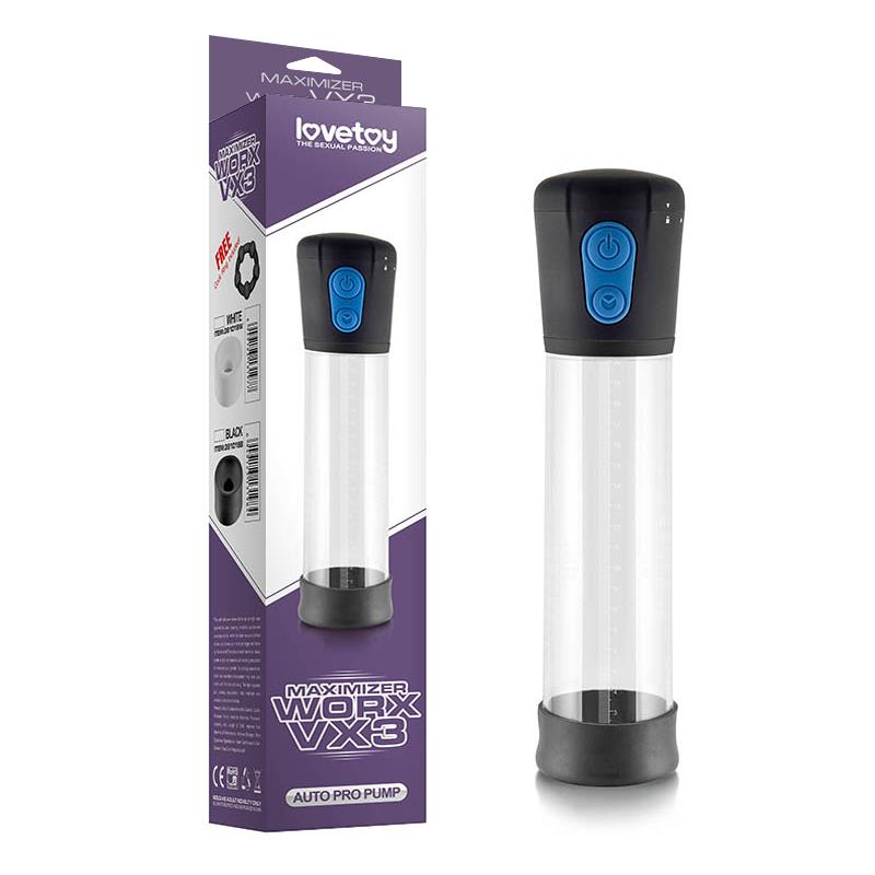 LOVETOY - BOMBA PARA EL PENE AUTOMÁTICA MAXIMIZER WORX VX3
