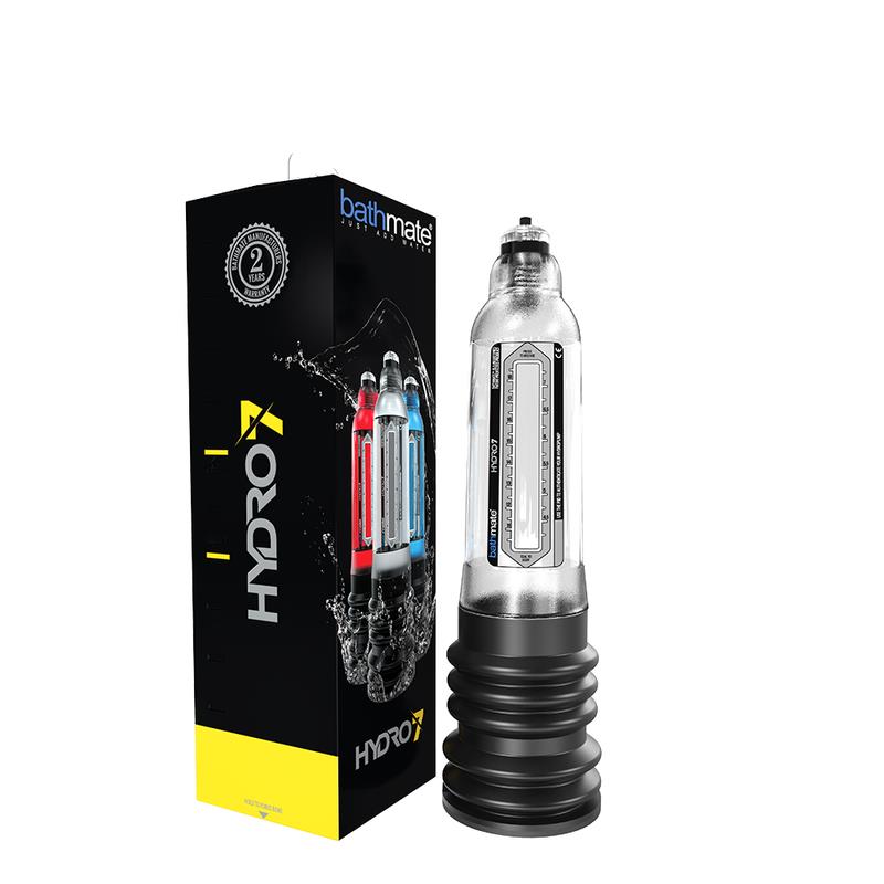 BATHMATE - BOMBA PARA EL PENE HYDRO7 TRANSPARENTE