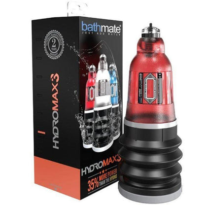 BATHMATE - BOMBA PARA EL PENE HYDROMAX3 ROJO
