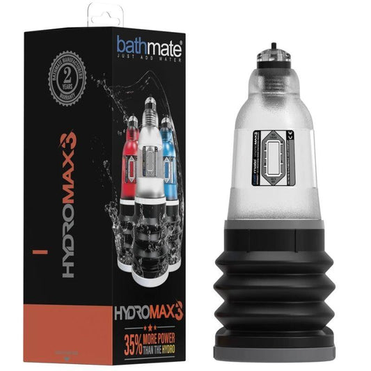 BATHMATE - BOMBA PARA EL PENE HYDROMAX3 TRANSPARENTE