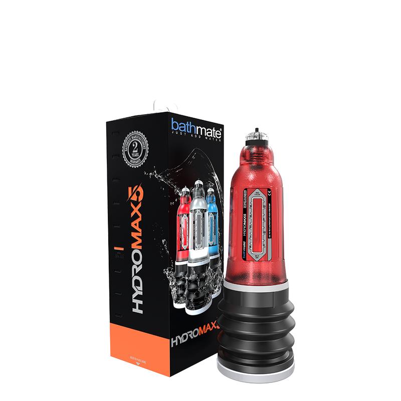 BATHMATE - BOMBA PARA EL PENE HYDROMAX5 ROJO
