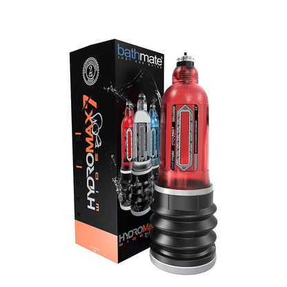 BATHMATE - BOMBA PARA EL PENE HYDROMAX7 WIDE BOY ROJO