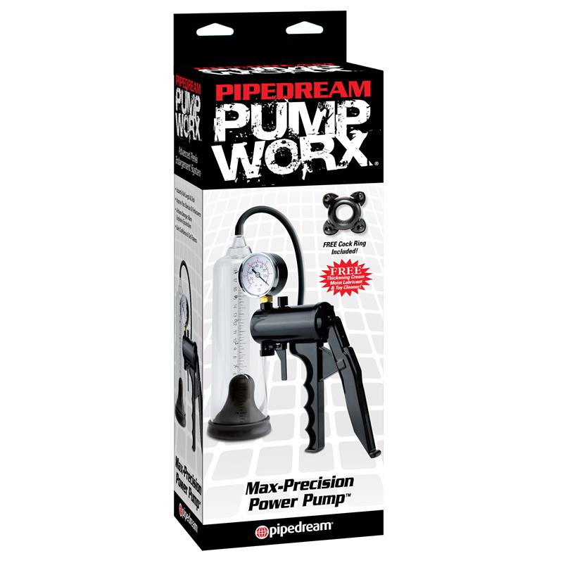 PUMPWORX - BOMBA PARA EL PENE MANUAL CON NANÓMETRO