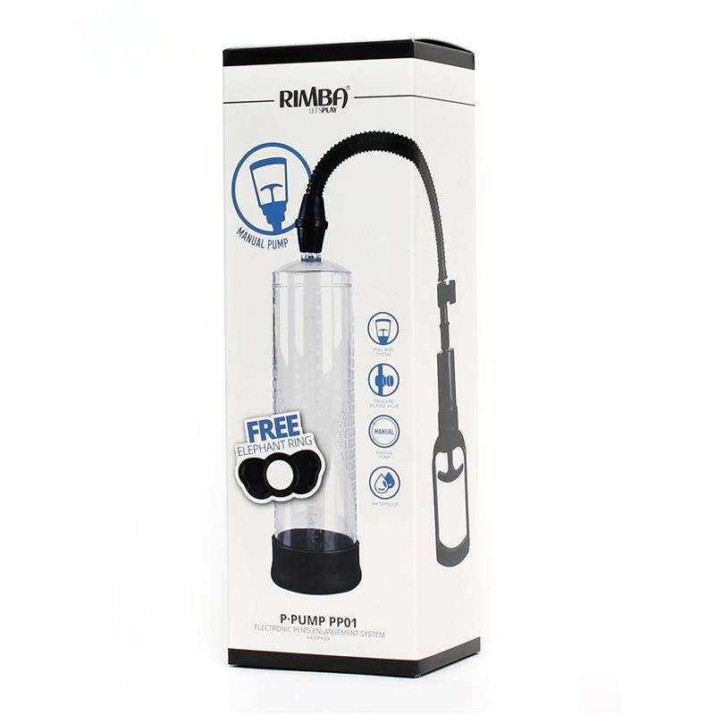 RIMBA TOYS - BOMBA PARA EL PENE MANUAL P-PUMP PP01