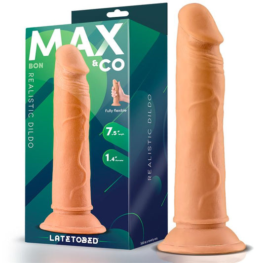 MAX & CO - BON DILDO REALISTA CON VENTOSA 7.5 NATURAL
