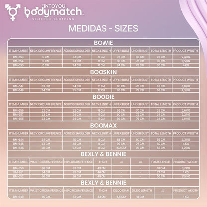 BODYMATCH - BOODIE PECHOS DE SILICONA COPA D SILICONA LÍQUIDA