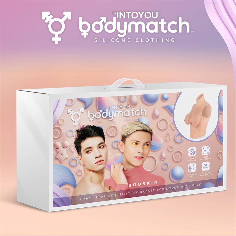 BODYMATCH - BOOSKIN PECHOS DE SILICONA COPA D SILICONA LÍQUIDA