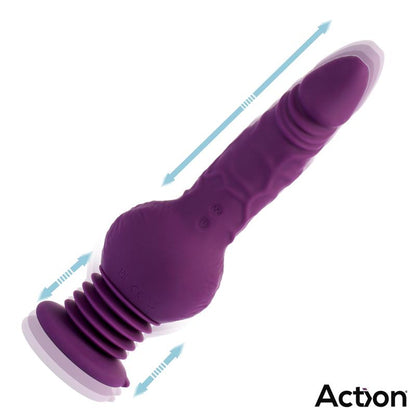 ACTION - BOOSTER VIBRADOR CON THRUSTING ULTRA JET THRUSTER CON POTENTE VENTOSA