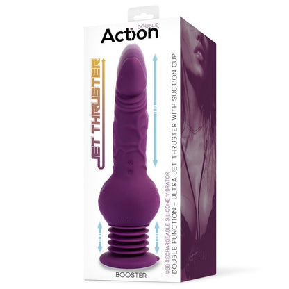 ACTION - BOOSTER VIBRADOR CON THRUSTING ULTRA JET THRUSTER CON POTENTE VENTOSA