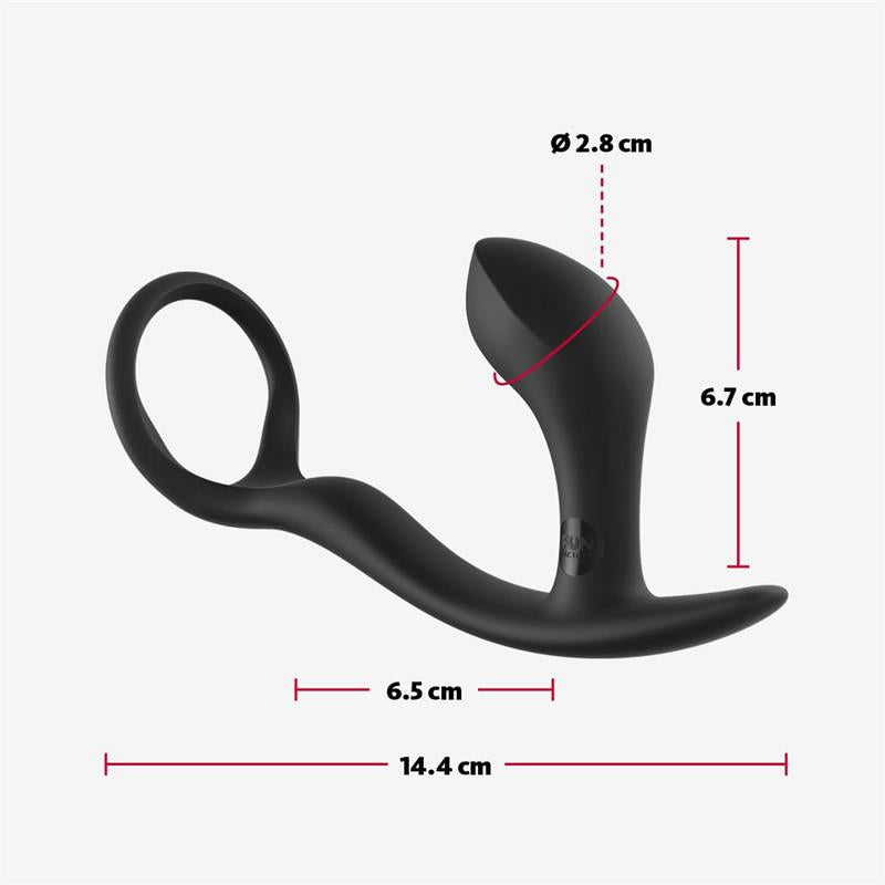 FUN FACTORY - BOOTIE RING ANILLO PARA EL PENE Y PLUG ANAL SLATE